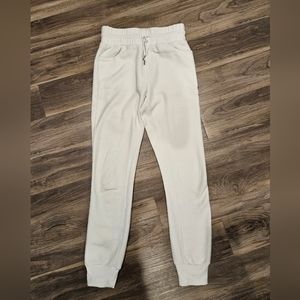 Akira White Highwaisted Sweatpants